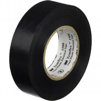 Cinta Aislante de PVC Temflex 1500, 19mm x 20m, Color Negro