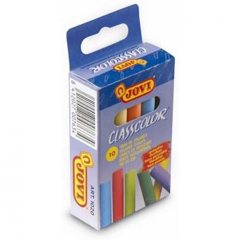 Jovi Classcolor - Tizas de Colores Surtidos, Paquete de 10 Unidades
