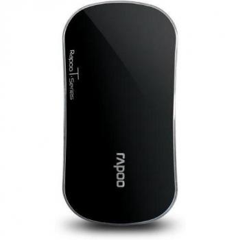 Rapoo T6 - Ratón (RF inalámbrico, Óptico, oficina, 2.4 GHz, 10 m, USB) Negro