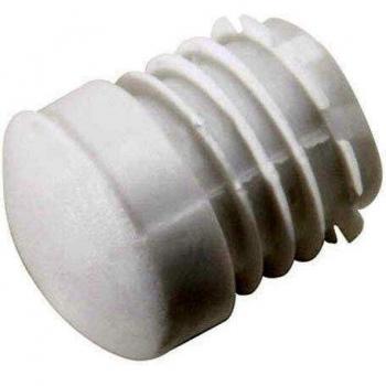 WOLFPACK LINEA PROFESIONAL 5330414 Contera Plastico Redonda Interior Blanca para Tubo Exterior Ø 28 mm. Bolsa 200 Unidades