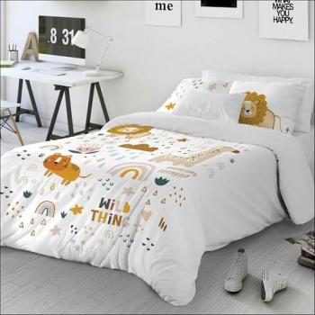 Funda Nórdica Infantil Estampada de Algodón Extrasuave - Incluye Funda de Almohada - Fabricado en España - Cama 90/105 cm