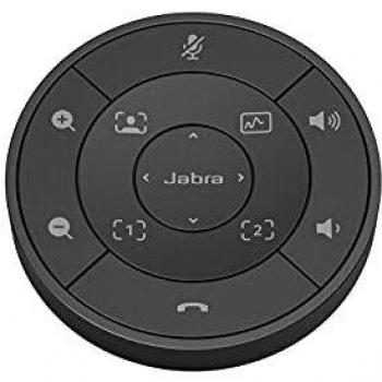 Jabra PanaCast 50 Mando a distancia, Mando a distancia para Barra de vídeo PanaCast 50, Mando a distancia para un control fácil en la sala, Ajuste de volumen, Negro