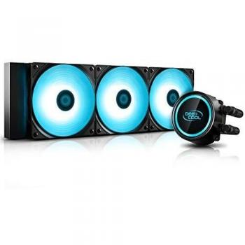 DeepCool Gammaxx L360 RGB V2 Sistema de refrigeración antileak Radiador de 360 mm Disipador de líquido RGB SYNC 12 V 4 pines compatible con Intel 115X/2066 y AMD AM4