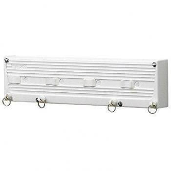 Cuncial 102003 - Tendedero Extensible, 4 Hilos, Color Blanco, plástico