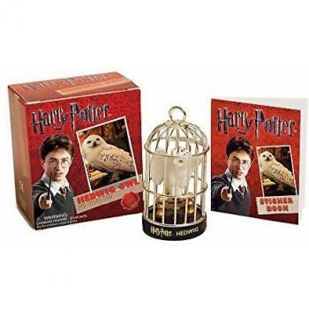 Kit de Búho Hedwig de Harry Potter con Libro de Stickers (Edición Miniatura)