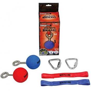 Slackers USA Bolas Ninja, 2 Pelotas Adicionales para la Slackers Ninja Line, en Resina, 6,4 cm de Diámetro, con Accesorios de Montaje, 980023
