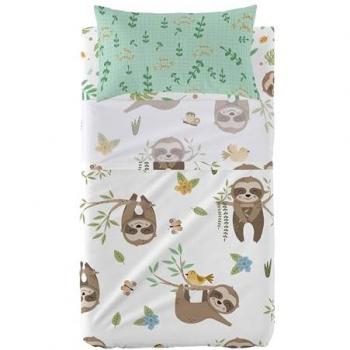 Juego de Sábanas para Cuna 2 Piezas 100% Algodón Multicolor 150 TC 100x130 cm