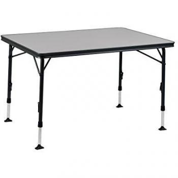 Mesa de Camping Crespo Sevilla - Mesa Plegable Ligera con Superficie de Melamina Resistente 150 x 90 cm