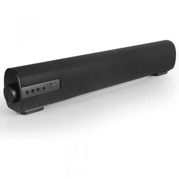 Barra de sonido portátil 2.0 canales con Bluetooth, altavoz estéreo inalámbrico y por cable para TV, PC, tabletas y móviles, uso en interiores y exteriores