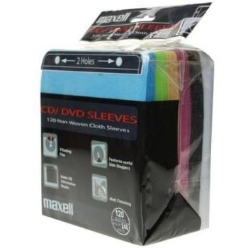 Maxell 303432 303432 - Fundas dobles para CD/DVD