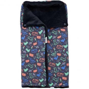 Saco Polar para Capazo de Bebé Jyoko Happy Dino - Abrigado en Invierno con forro polar