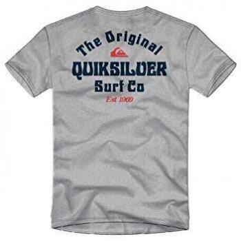 Quiksilver Energy Project SS Tee Hombres micro chip Heather Tamaño L 2020 Camisa de manga corta