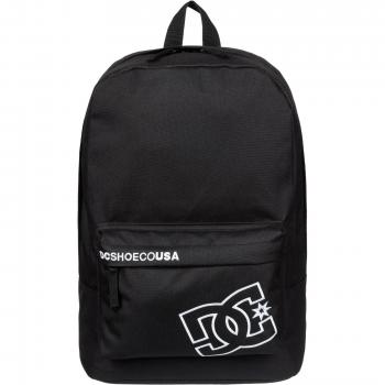 DC Shoes Bunker Solid - Mochila tipo casual, color negro, 18.50 L