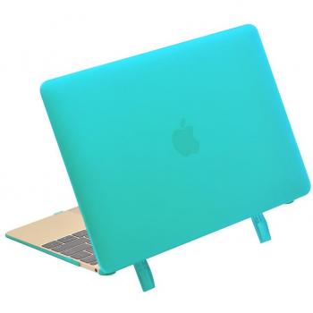 'Carcasa con 8 colores para MacBook Retina 12, aibousa® Ultra Plano altísimo Stand Función calor residual alfombrillas de plástico turquesa