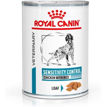Royal Canin Veterinary Diet Sensitivity Control Chicken and Rice Wet Dog Food Pack of 12