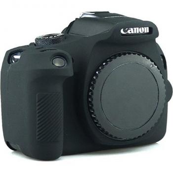 Funda de silicona protectora para cámara digital Canon EOS 1500D 2000D Rebel T7 Kiss X90