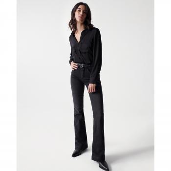 Salsa Boot-cut Jeans Black Female W26 L34