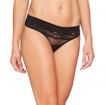 Calvin Klein Thong, Tanga para Mujer, Negro
