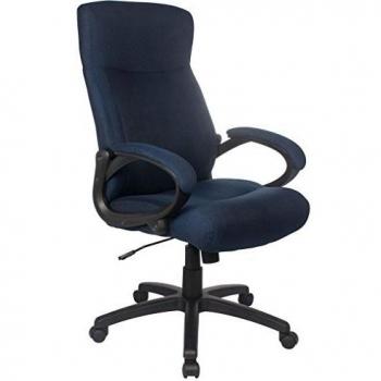 SixBros. Silla de oficina Sillón de oficina Silla giratoria azul oscuro - HLC-0311-1/2473