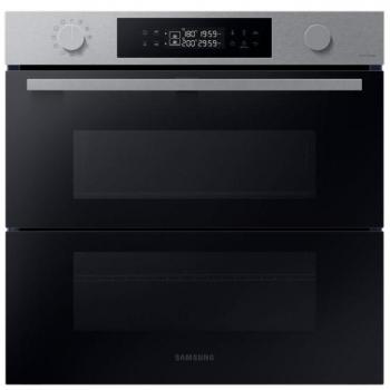 Horno Multifunción Samsung NV7B4530ZAS/U1, Dual Cook Flex, Pirolítico, 76L, 59.5 cm, WiFi, Puerta Flexible, Inox