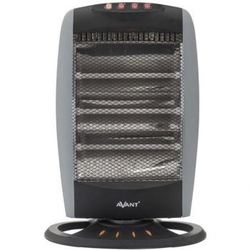 Avant AV7574 Estufa de Cuarzo Oscilante 3 Tubos 1200W Eléctrica Calefactor 3 Niveles de Potencia Protección Térmica Interruptor Antivuelco