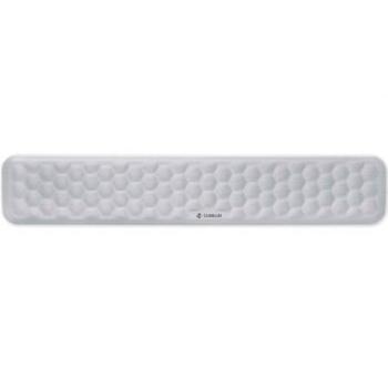 Reposamuñecas Subblim Ergo AirPadding Plateado - Espuma Viscoelástica 65D, Tejido AirMesh Transpirable, Base Antideslizante