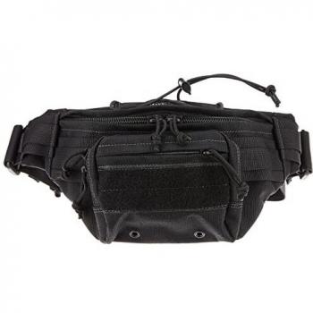Maxpedition OCTA Versipack Waist Bag - Black, Tactical Utility Sling Pack