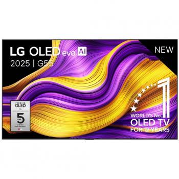 Smart TV LG OLED 77 G55 4K Ultra HD con AI, HDR10+, Dolby Atmos, WiFi y soporte de pared (2025)