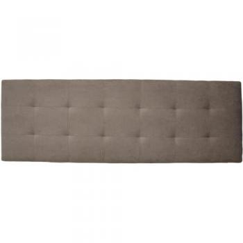 Cabecero Tapizado Venus en Tela Antimanchas Color Visón - 110x55 cm