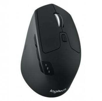 Logitech M720 Triathlon Multi-Device Wireless Mouse - Type: Wireless Mouse, Connectivity: Bluetooth and USB receiver, Multi-device support: Yes (can switch between 3 devices), Battery life: Up to 24 months on a single AA battery