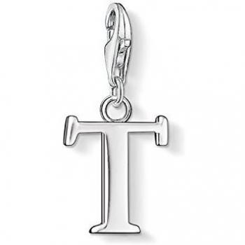 Colgante Charm de Plata Esterlina Letra T Thomas Sabo 0194-001-12