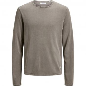 Jack & Jones Leo Beige Crew Neck Sweater
