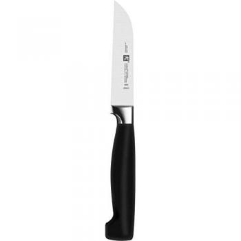 Zwilling Four Star - Cuchillo legumbres con Hoja forjada de una única Pieza Sigmaforge, Hoja endurecida al frío Friodur, 90 milímetros, Acero Inoxidable