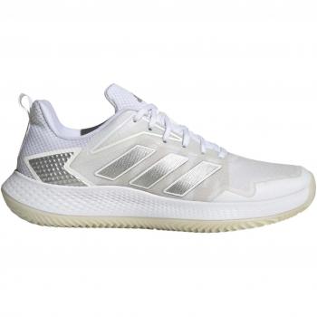 adidas Defiant Speed Zapatilla de Tenis para Mujer - Blanco, Plateado, Tierra Batida