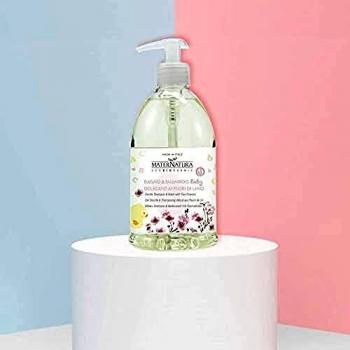 MaterNatura BABY Gentle Shampoo & Bath with Flax Flowers, 500 ml