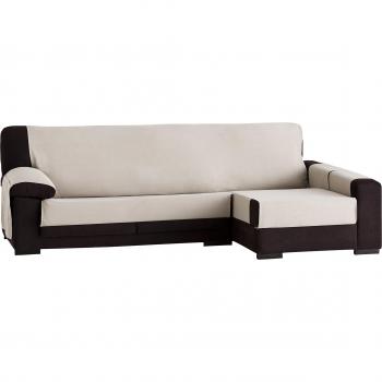 Eysa Funda de Chaise Longue, Algodón, Lino, 240 cm derecha