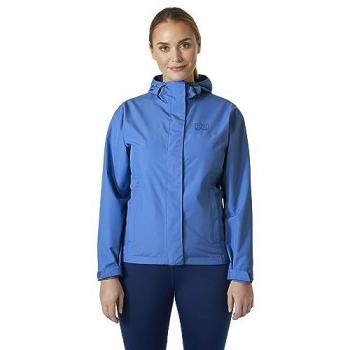 Helly Hansen Women's Seven J Ultra Blue Breathable Rain Jacket L