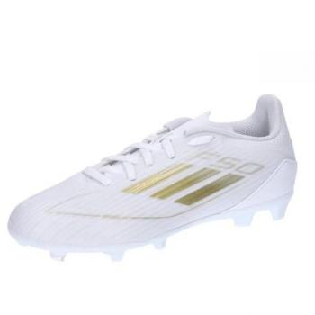 Botas de Fútbol Adidas F50 League FG/MG Niños Blanco/Dorado 35,5