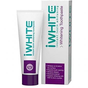 Pasta dental blanqueadora iWhite Instant - Blanqueamiento dental activo - Restauración del esmalte - Remineralización dental - Ingredientes probados clínicamente - Blanqueamiento físico