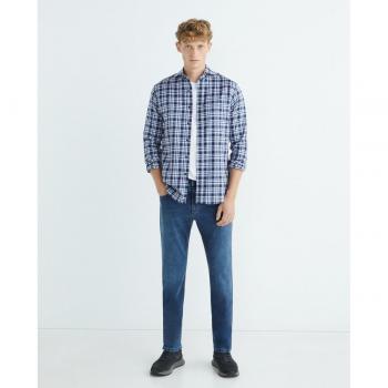 Camisa de hombre casual Mirto cuadros manga larga