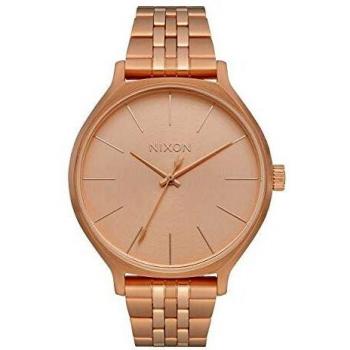 Nixon Reloj Analógico para Mujer de Cuarzo con Correa en Acero Inoxidable A1249-897-00