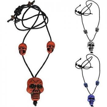 Collar con calaveras en colores surtidos
