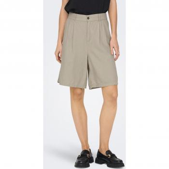 Only Pantalón corto ancho de mujer en color beige