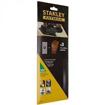 STANLEY STA39007-XJ - 3 hojas de lija de malla 1/2