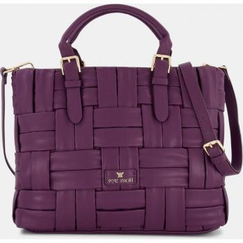 Pepe Moll - Bolso shopper trenzado con cremallera