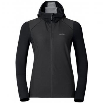 Odlo - Synergy Hoody Midlayer Full Zip, color black, talla L