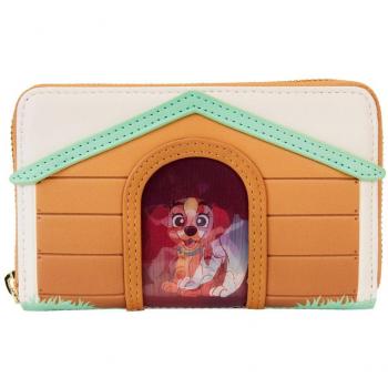Loungefly Disney: I Heart Disney Dogs Dog House Triple Lenticular Zip Around Wallet
