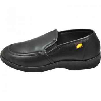 Mocasín Ortopédico Doctor Cutillas 21270 Orense, Zapatos de Hombre D`Cutillas, Zapatillas Casa Invierno 21270 Hombre Doctor Cutillas Slipp Negro