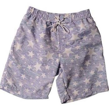 VITIVIC TB Surfero, Bañador para Niños, Estrellas Fondo Azul, 8 Años