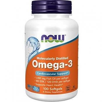 Nowfoods Omega 3 Fish Oil 100 Softgels